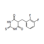 5-(2,3-Difluorobenzyl)-2-thioxodihydropyrimidine-4,6(1H,5H)-dione