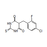 5-(4-Chloro-2-fluorobenzyl)-2-thioxodihydropyrimidine-4,6(1H,5H)-dione