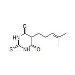 5-(4-Methylpent-3-en-1-yl)-2-thioxodihydropyrimidine-4,6(1H,5H)-dione