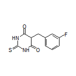 5-(3-Fluorobenzyl)-2-thioxodihydropyrimidine-4,6(1H,5H)-dione
