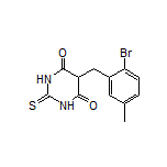 5-(2-Bromo-5-methylbenzyl)-2-thioxodihydropyrimidine-4,6(1H,5H)-dione