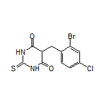 5-(2-Bromo-4-chlorobenzyl)-2-thioxodihydropyrimidine-4,6(1H,5H)-dione