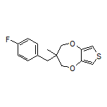 3-(4-Fluorobenzyl)-3-methyl-3,4-dihydro-2H-thieno[3,4-b][1,4]dioxepine