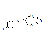 3-[(4-Fluorophenoxy)methyl]-3-methyl-3,4-dihydro-2H-thieno[3,4-b][1,4]dioxepine