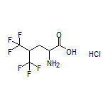 2-Amino-5,5,5-trifluoro-4-(trifluoromethyl)pentanoic Acid Hydrochloride