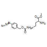 Methyl 2-Amino-6-[[[(4-azidobenzyl)oxy]carbonyl]amino]-5-hexenoate