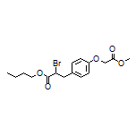 Butyl 2-Bromo-3-[4-(2-methoxy-2-oxoethoxy)phenyl]propanoate