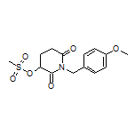 1-(4-Methoxybenzyl)-2,6-dioxopiperidin-3-yl Methanesulfonate