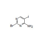 2-Bromo-5-iodopyrimidin-4-amine