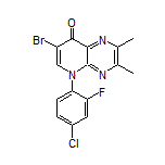 7-Bromo-5-(4-chloro-2-fluorophenyl)-2,3-dimethylpyrido[2,3-b]pyrazin-8(5H)-one