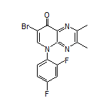 7-Bromo-5-(2,4-difluorophenyl)-2,3-dimethylpyrido[2,3-b]pyrazin-8(5H)-one