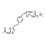 N-[4-[4-[[2-(Boc-amino)-4-imidazolyl]methyl]phenethyl]-2-thiazolyl]acetamide