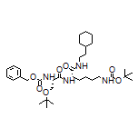 (S)-6-(Boc-amino)-2-[(S)-3-(tert-butoxy)-2-(Cbz-amino)propanamido]-N-(2-cyclohexylethyl)hexanamide
