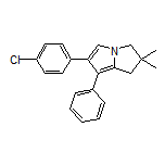 6-(4-Chlorophenyl)-2,2-dimethyl-7-phenyl-2,3-dihydro-1H-pyrrolizine