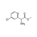 Methyl 2-Amino-2-(4-chloro-2-pyridyl)acetate