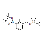 [3-[[(tert-Butyldimethylsilyl)oxy]methyl]-2-fluorophenyl]boronic Acid Pinacol Ester