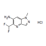 5-(Difluoromethyl)-1-methyl-1H-pyrazolo[4,3-b]pyridin-6-amine Hydrochloride