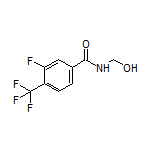 3-Fluoro-N-(hydroxymethyl)-4-(trifluoromethyl)benzamide