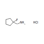 1-(1-Fluorocyclopentyl)-N-methylmethanamine Hydrochloride