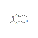 4-Oxotetrahydro-2H-pyran-3-yl Acetate
