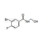 3-Bromo-4-fluoro-N-(hydroxymethyl)benzamide