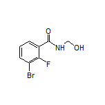 3-Bromo-2-fluoro-N-(hydroxymethyl)benzamide