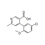 4-(5-Chloro-2-methoxyphenyl)-6-methylnicotinic Acid