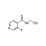 3-Fluoro-N-(hydroxymethyl)isonicotinamide