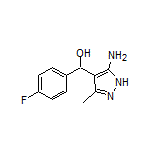(5-Amino-3-methyl-1H-pyrazol-4-yl)(4-fluorophenyl)methanol