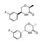 cis-5-(3-Fluorophenyl)-2-methylmorpholin-3-one
