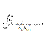 (S)-2-[Fmoc-(methyl)amino]-3-(pent-4-en-1-yloxy)propanoic Acid