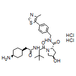 (2S,4R)-1-[(S)-2-[2-(cis-4-Aminocyclohexyl)acetamido]-3,3-dimethylbutanoyl]-4-hydroxy-N-[4-(4-methylthiazol-5-yl)benzyl]pyrrolidine-2-carboxamide Dihydrochloride