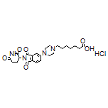 7-[4-[2-(2,6-Dioxopiperidin-3-yl)-1,3-dioxoisoindolin-5-yl]piperazin-1-yl]heptanoic Acid Hydrochloride