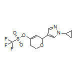 6-(1-Cyclopropyl-4-pyrazolyl)-3,6-dihydro-2H-pyran-4-yl Trifluoromethanesulfonate