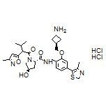 (2S,4R)-N-[2-[(trans-3-Aminocyclobutyl)methoxy]-4-(4-methylthiazol-5-yl)benzyl]-4-hydroxy-1-[3-methyl-2-(3-methylisoxazol-5-yl)butanoyl]pyrrolidine-2-carboxamide Dihydrochloride