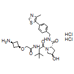 (2S,4R)-1-[(S)-2-[2-(cis-3-Aminocyclobutoxy)acetamido]-3,3-dimethylbutanoyl]-4-hydroxy-N-[4-(4-methylthiazol-5-yl)benzyl]pyrrolidine-2-carboxamide Dihydrochloride