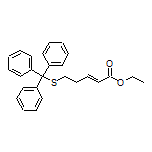 Ethyl (E)-5-(Tritylthio)-2-pentenoate