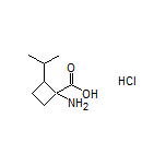 1-Amino-2-isopropylcyclobutanecarboxylic Acid Hydrochloride