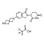 3-[1-Oxo-5-(2,6-diazaspiro[3.3]heptan-2-yl)isoindolin-2-yl]piperidine-2,6-dione Trifluoroacetate
