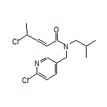 4-Chloro-N-[(6-chloropyridin-3-yl)methyl]-N-isobutylpent-2-enamide