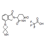 3-[1-Oxo-4-(2,6-diazaspiro[3.3]heptan-2-yl)isoindolin-2-yl]piperidine-2,6-dione Trifluoroacetate