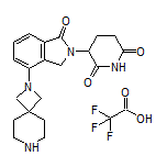 3-[1-Oxo-4-(2,7-diazaspiro[3.5]nonan-2-yl)isoindolin-2-yl]piperidine-2,6-dione Trifluoroacetate