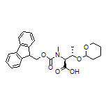 (2S,3S)-2-[Fmoc-(methyl)amino]-3-[(tetrahydro-2H-pyran-2-yl)oxy]butanoic Acid