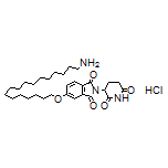 5-[(17-Aminoheptadecyl)oxy]-2-(2,6-dioxopiperidin-3-yl)isoindoline-1,3-dione Hydrochloride