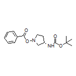 (S)-3-(Boc-amino)pyrrolidin-1-yl Benzoate