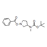 3-[Boc(methyl)amino]pyrrolidin-1-yl Benzoate