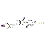 3-[1-Oxo-5-(2,8-diazaspiro[4.5]decan-2-yl)isoindolin-2-yl]piperidine-2,6-dione Hydrochloride
