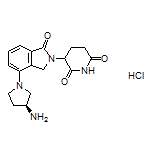 3-[4-[(S)-3-Aminopyrrolidin-1-yl]-1-oxoisoindolin-2-yl]piperidine-2,6-dione Hydrochloride