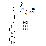 3-[1-Oxo-4-[4-[4-(piperidin-4-yl)piperazin-1-yl]but-1-yn-1-yl]isoindolin-2-yl]piperidine-2,6-dione Trihydrochloride