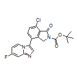 2-Boc-7-chloro-4-(7-fluoroimidazo[1,2-a]pyridin-3-yl)isoindolin-1-one
